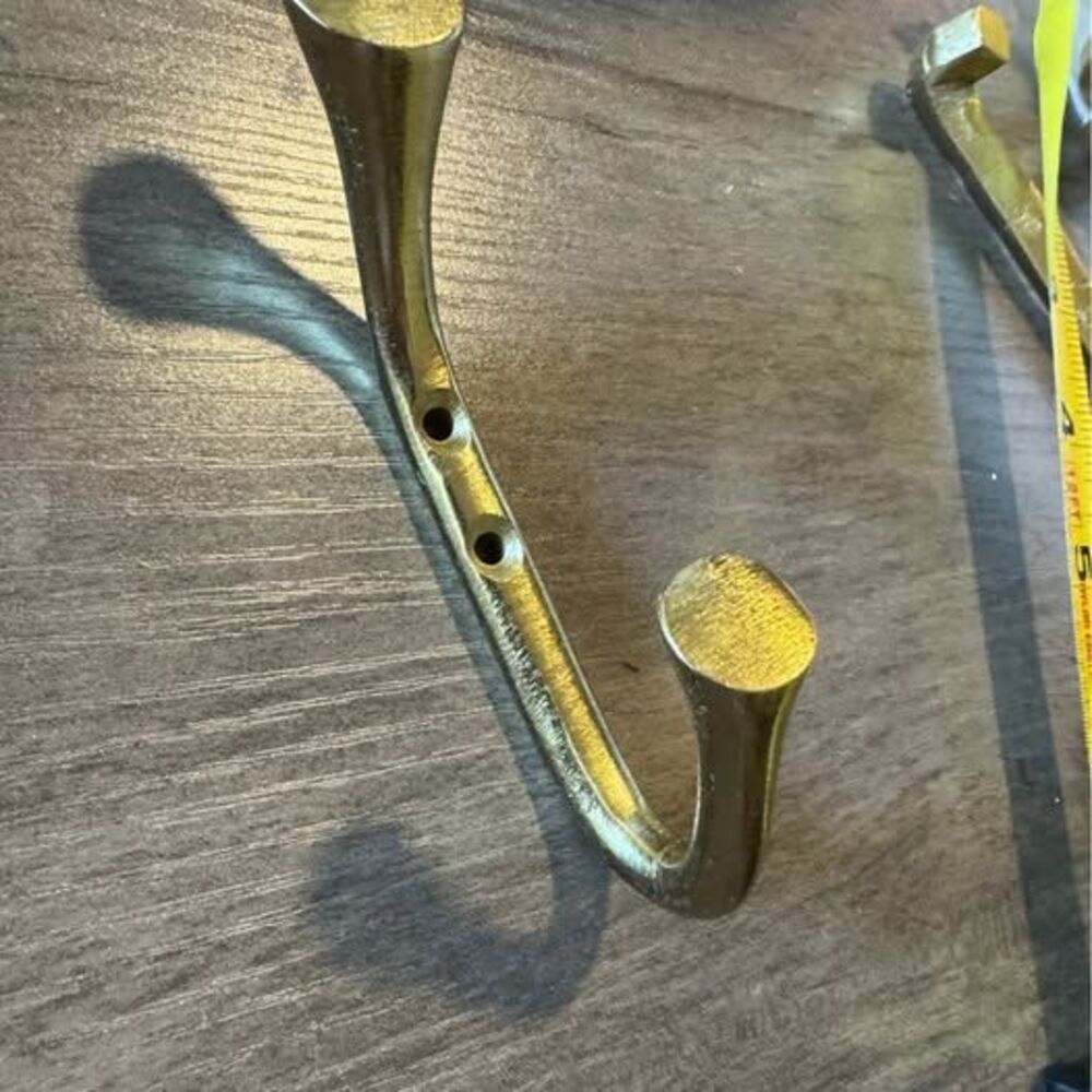 Anthropologie Brass Ballast Hook